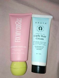 curl hair cream and cur