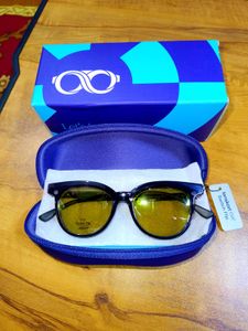 Lenskart Air Switch Flip Round Frame For Unisex