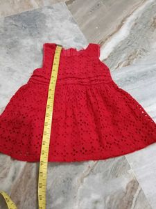 Charming Red Lace Dress