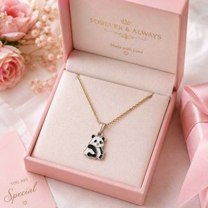 Cute Panda Pendant Necklace