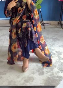 Stylish Printed Kurta Set with Dupatta