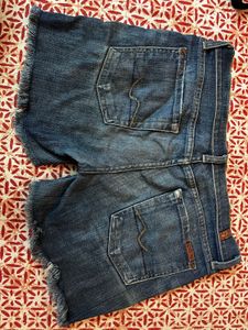 Denim shorts
