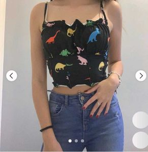 Cute Dinosaur Print Cami Top