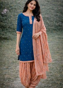 Kurta / Chudidhar set with pant and dupatta