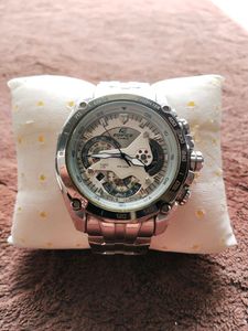 Casio Chronograph White Dial Men's Watch