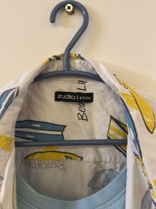 Boys' Beach Life Shirt &amp; Tee Set