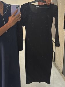 Classic Black Long Sleeve Dress