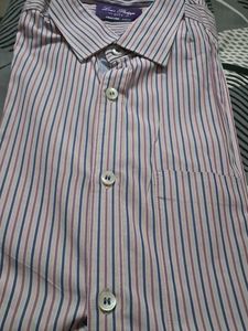 Louis PHILLIP Striped Slim Fit Shirt
