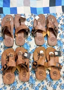 Men's Synthetic Leather Slippers
