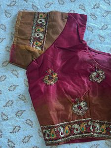 Embroidered Saree with Intricate Details