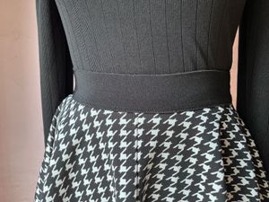 Houndstooth Mini Skirt