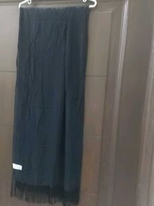 Elegant Black Scarf with Fringe from Liz Claiborne