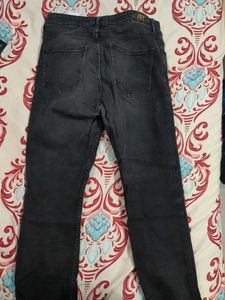Womens Black Wash Jeans