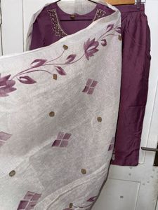 Beads And Stone Work Kurta set