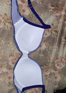 Tshirt Padded Bra Blue Colour