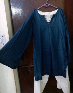 Blue Short Kurta