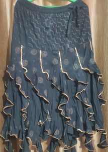 Black Skirt Elastic Waist