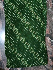 Green Bandhani Kurta