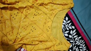Yellow Sleeveless Kurti