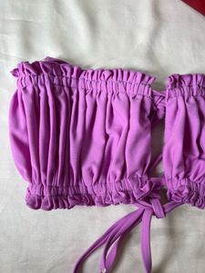 Strappy Ruffle Bikini Top