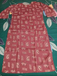 Coral Kurti Size M