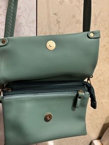 Stylish Two-Tone Shoulder Bag
