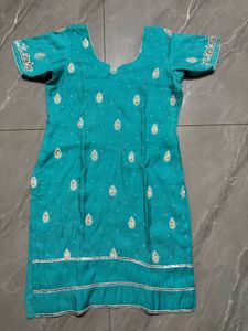 Turquoise Ethnic suit
