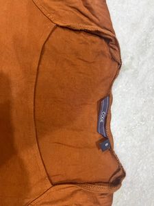 Fitted Mustard Color Top