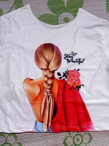 Trendy Graphic T-Shirt "Stay Beautiful"