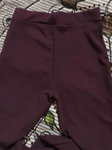 Elegant Plum Colored Trousers