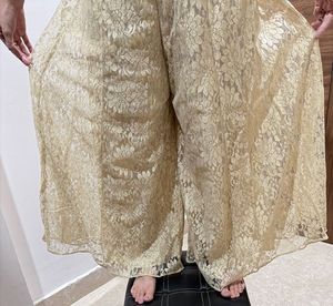 Elegant Gold Lace plazo