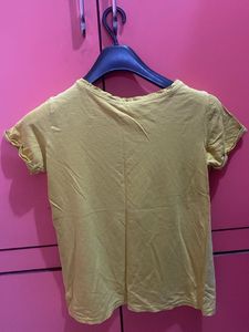 Mustard Yellow Textured Top