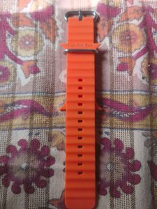 Vibrant Orange Sport Watch Band