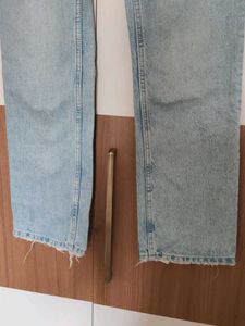 Light Wash Wide Leg Jeans