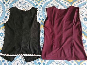 Sleeveless Formal Tops - Set of 2 &amp; Trouser