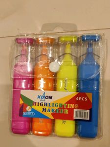 XDON Highlighting Markers - 4 Pack