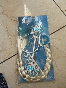 Elsa Princess Tiara, Wand & Braid Set