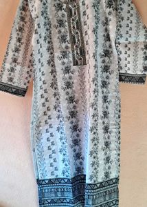 Stylish Floral Print Kurta