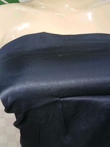 (100)Navy Blue Bandeau Top