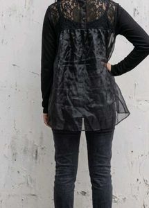 Elegant Black Lace top