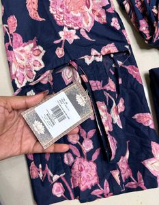 Nishorama Rhim-Jhim Deep Back Kurti Set
