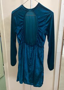 Velvet Teal Dress