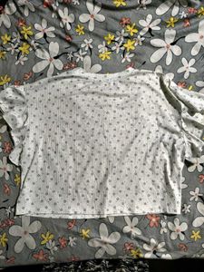 sweetheart print top