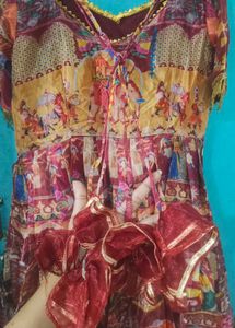 Stunning Red Anarkali suit!!!!