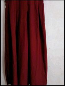 Maroon Lace Dress
