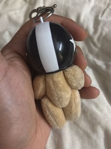 Cute Teddy Bear Keychain with Helmet