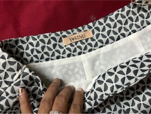 Stylish Monogram Print Shorts