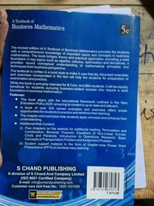 A Textbook of Business Mathematics