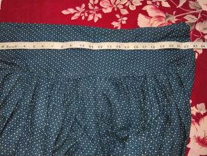 Teal Polka Dot Embroidered Kurta