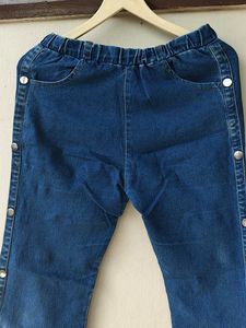 Blue Denim Bell Bottom Jeans